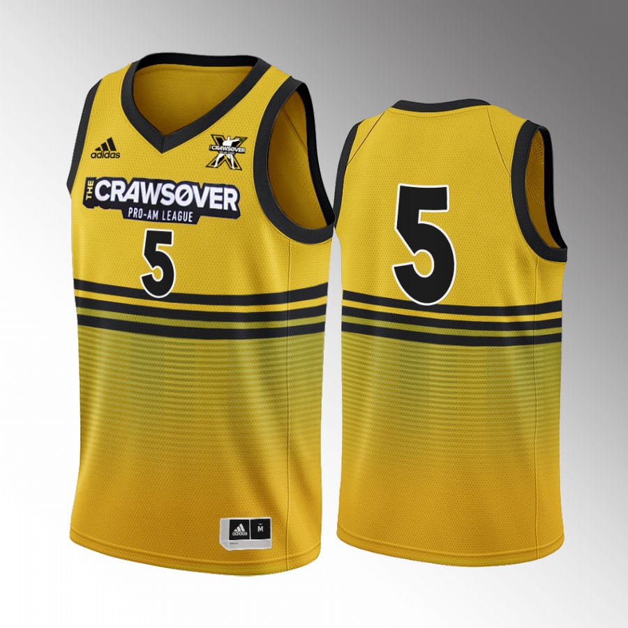 The CrawsOver Pro-Am Paolo Banchero Orlando Magic Gray #5 Jersey Seattle 2022