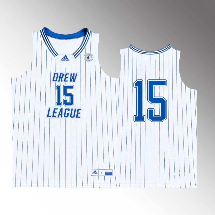 The Game Alumni  Drew League #15 White Jersey Rapper