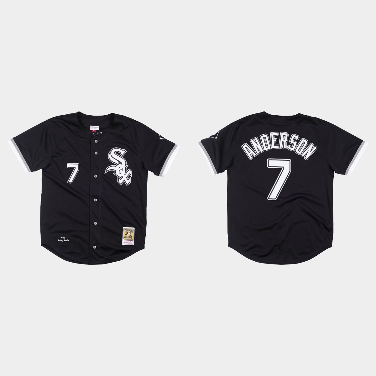 Tim Anderson Chicago White Sox 1993 Bo Jackson Jersey - Black