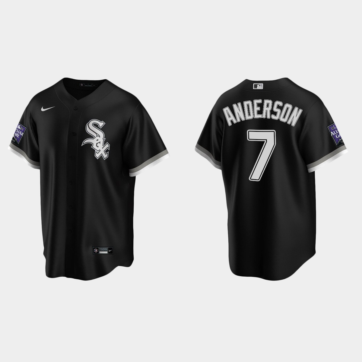 Tim Anderson Chicago White Sox 2021 All-Star Game Alternate Jersey - Black