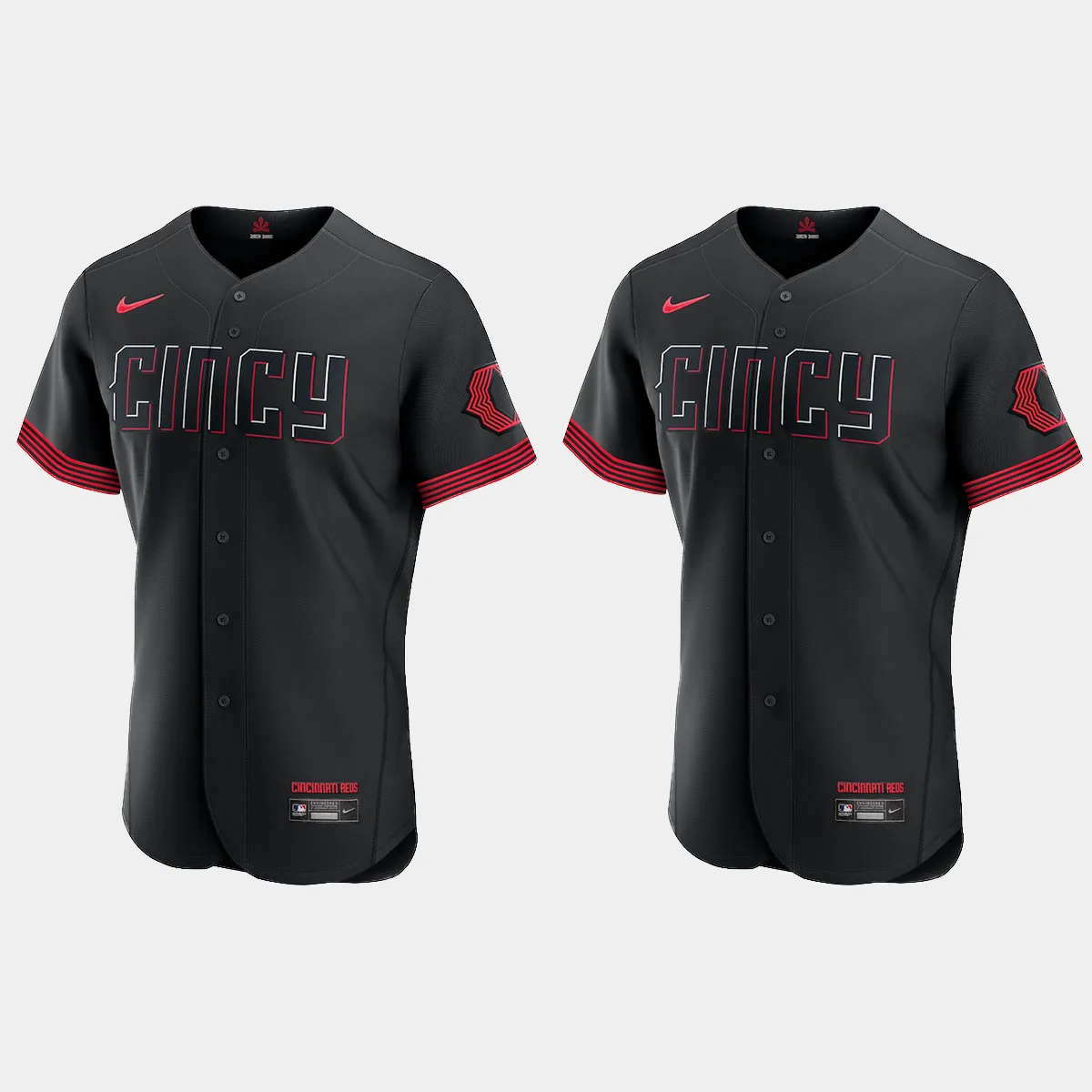 TJ Friedl Cincinnati Reds 2023 City Connect Jersey - Black
