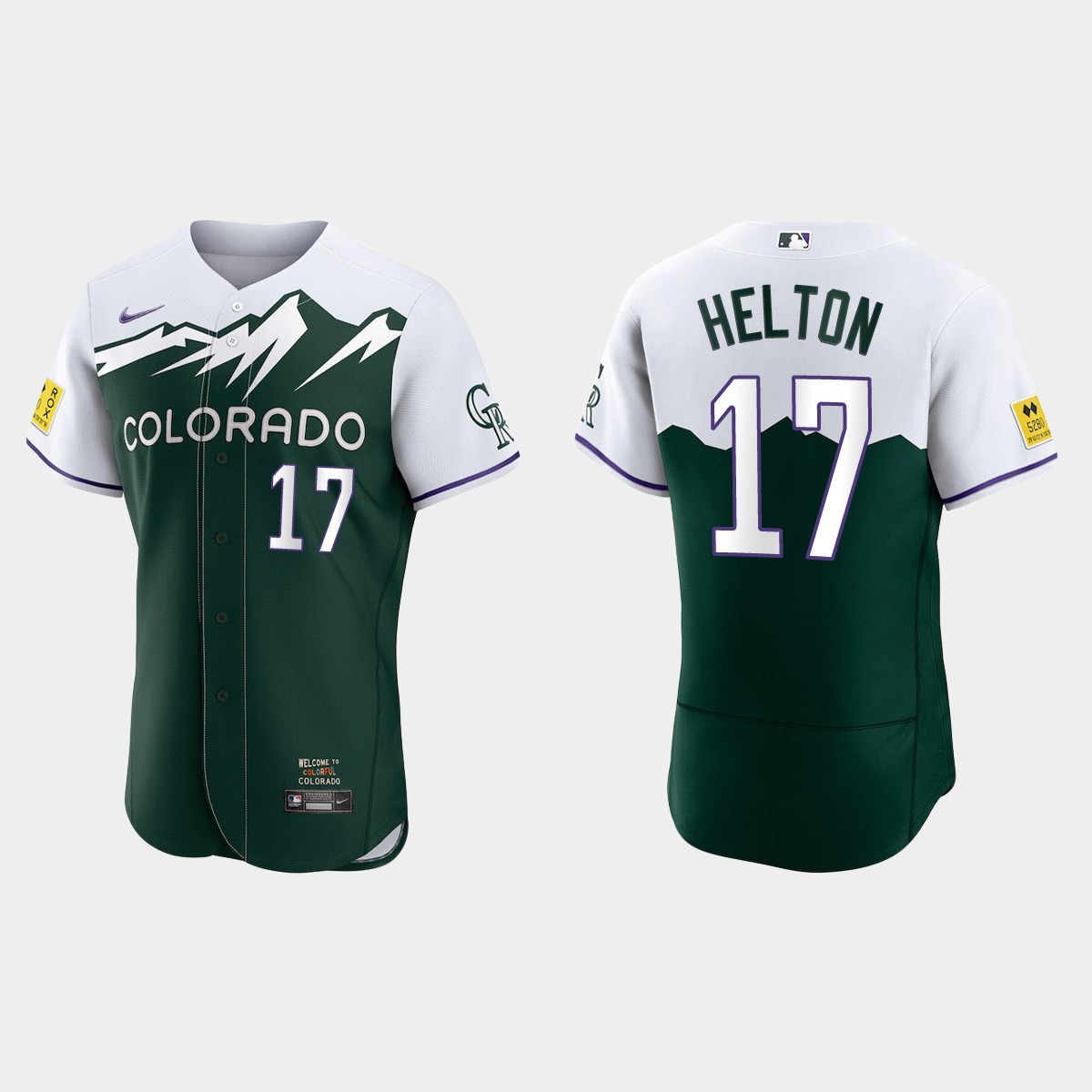Todd Helton Colorado Rockies 2022 City Connect Jersey - Green