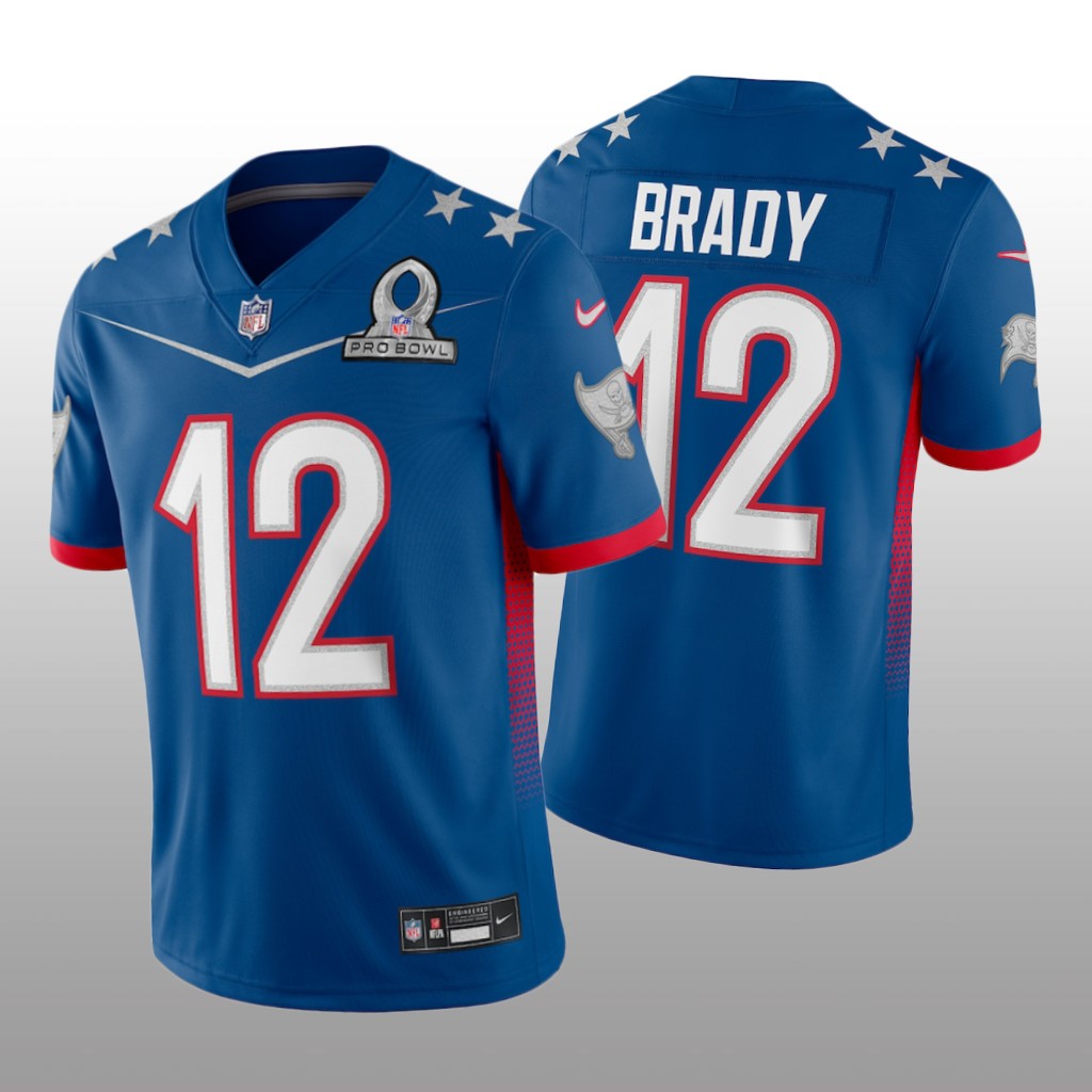 Tom Brady Royal Game Jersey 2022 NFC Pro Bowl - Men's