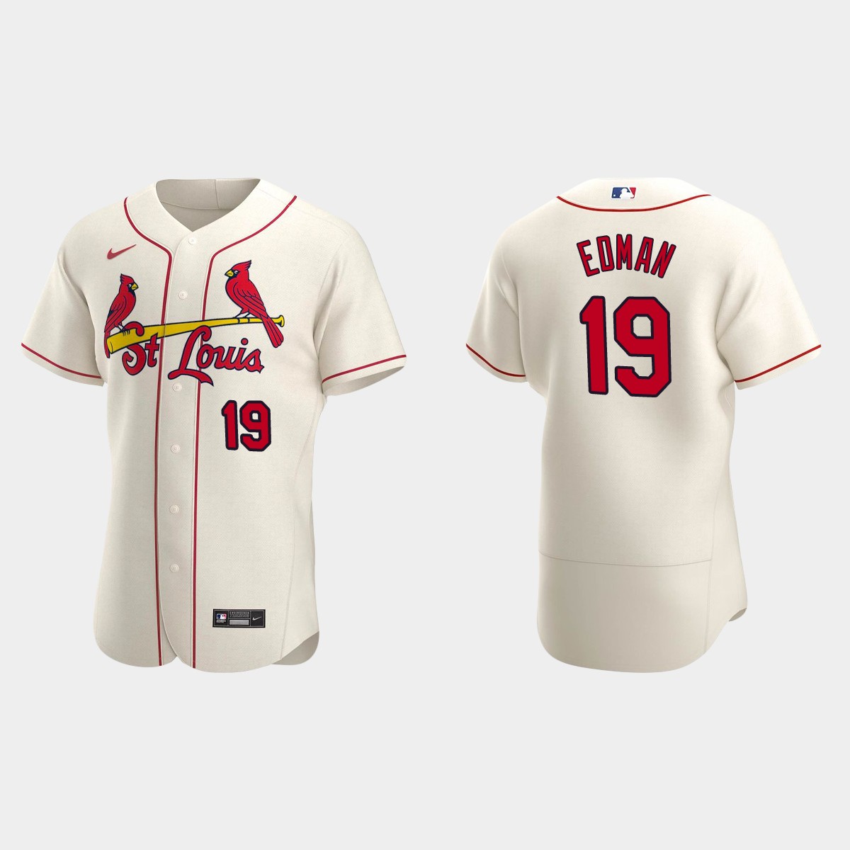 Tommy Edman #19 St. Louis Cardinals Alternate Jersey - Cream