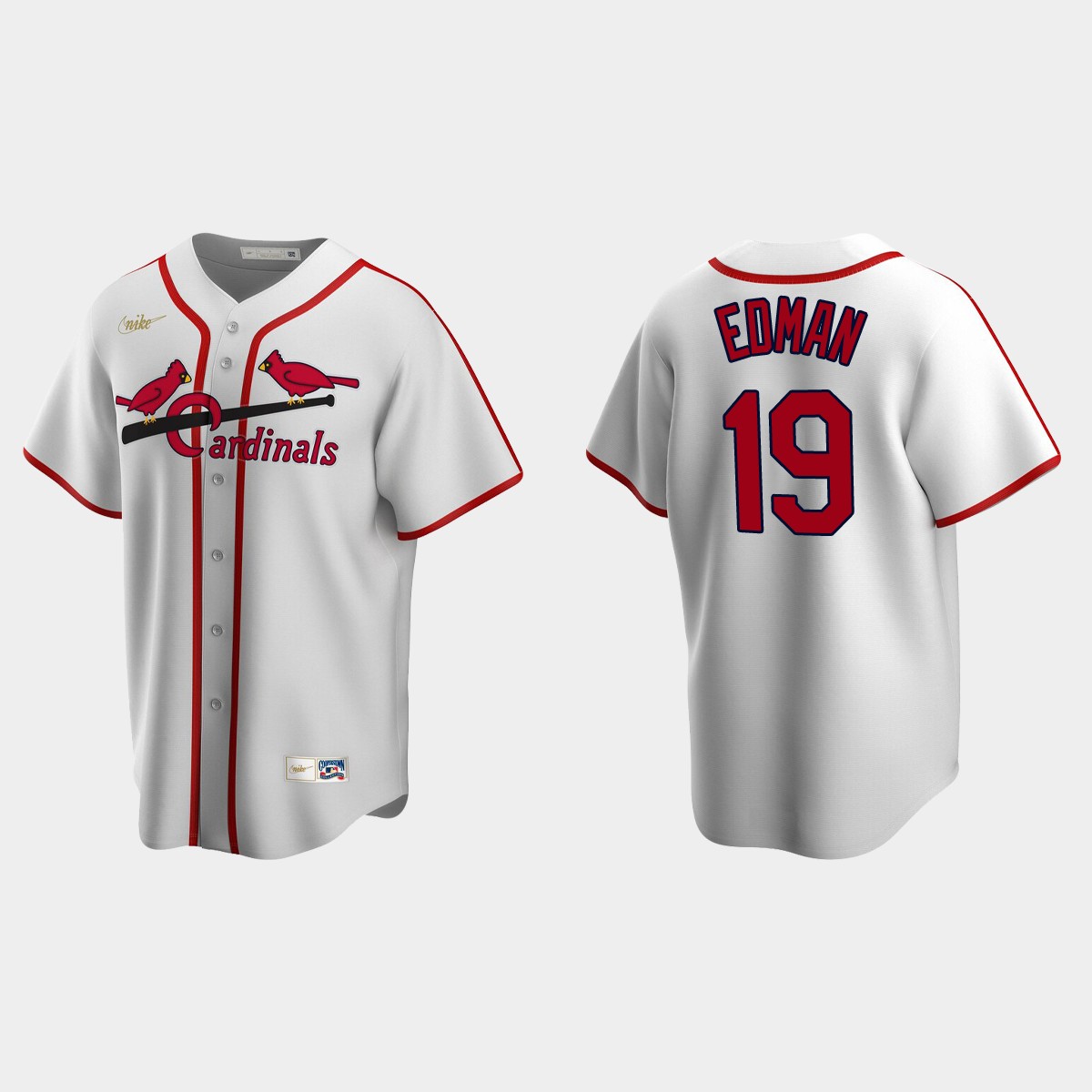 Tommy Edman #19 St. Louis Cardinals Cooperstown Collection Home Jersey - White