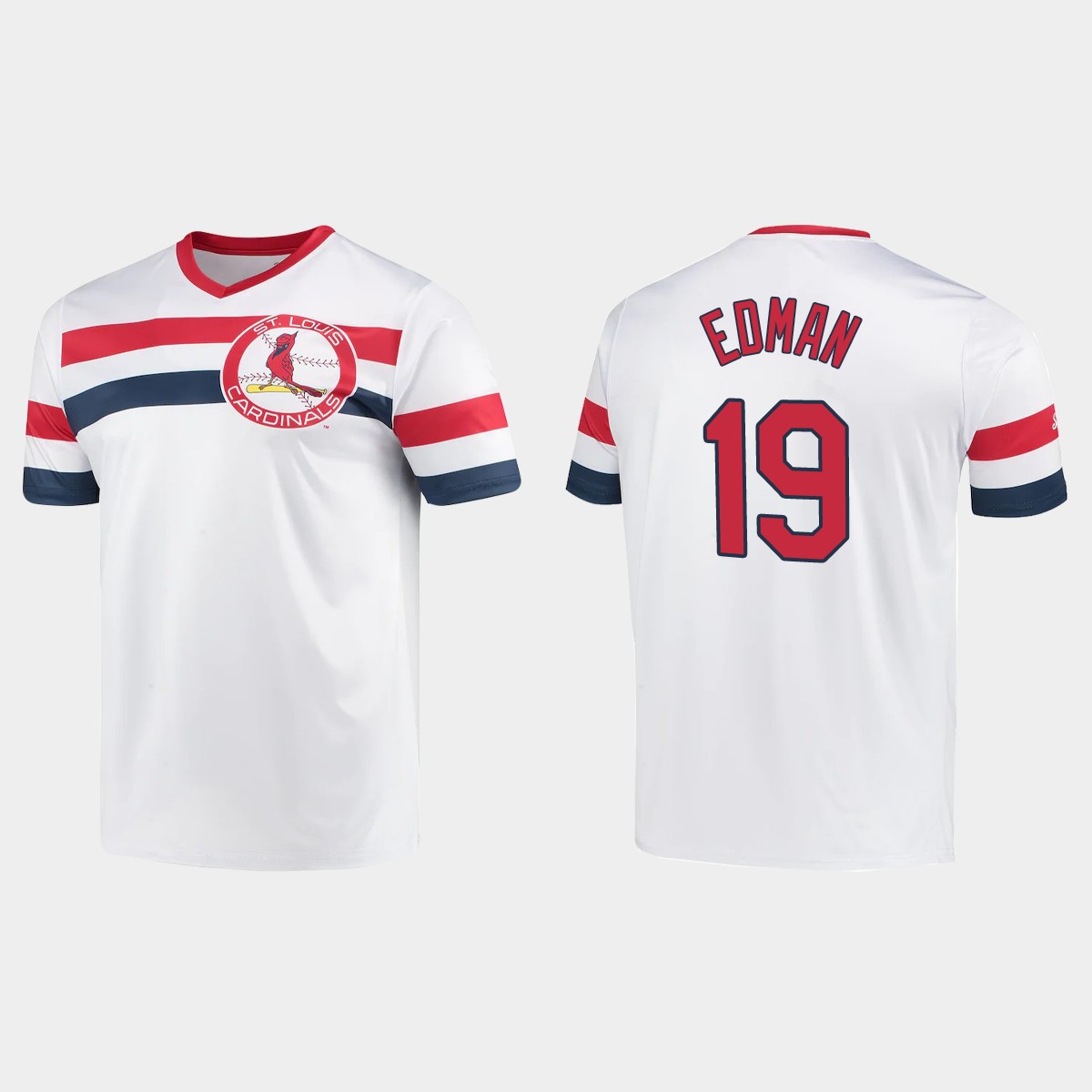 Tommy Edman St. Louis Cardinals Cooperstown Collection V-Neck Jersey - White