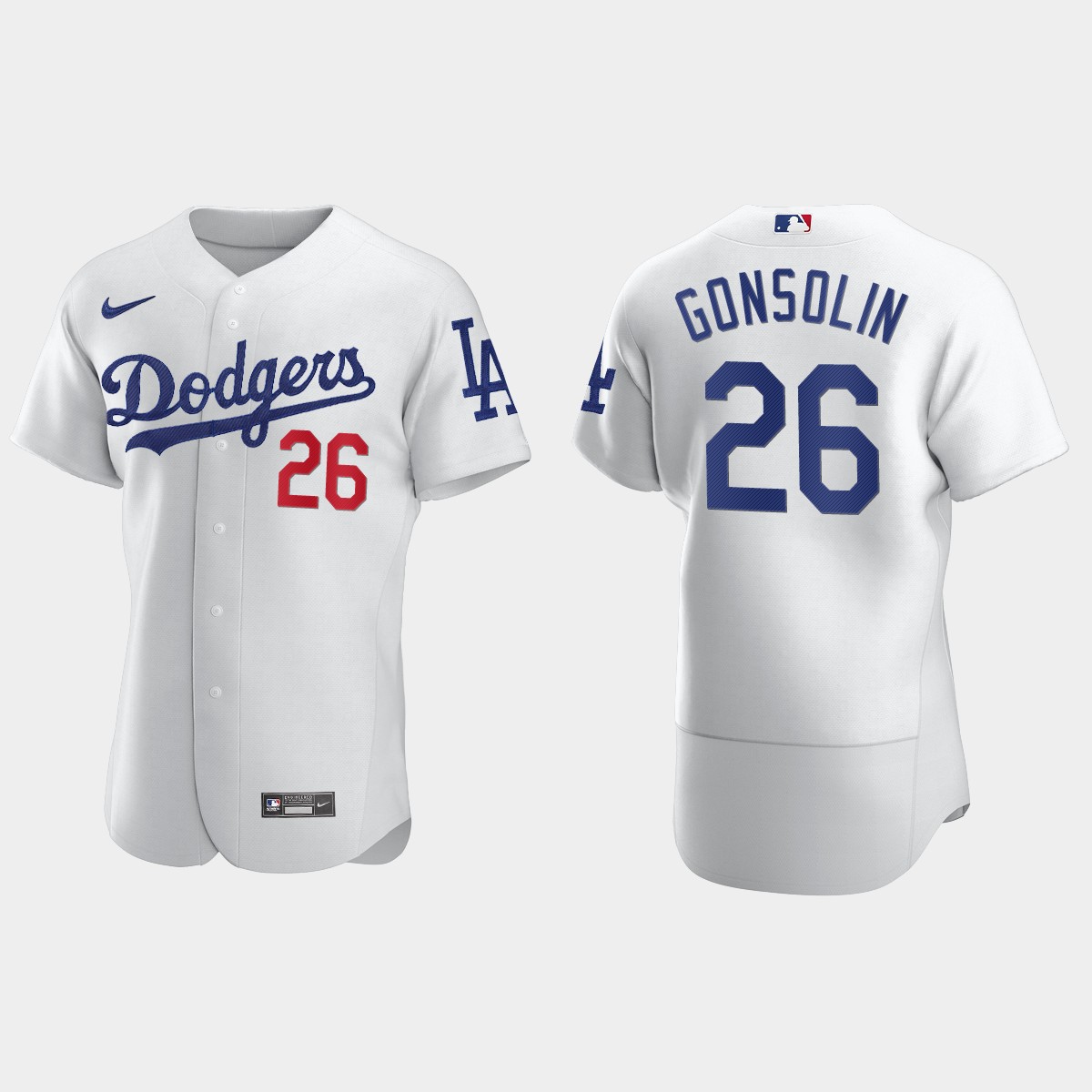 Tony Gonsolin #26 Los Angeles Dodgers Home Jersey - White