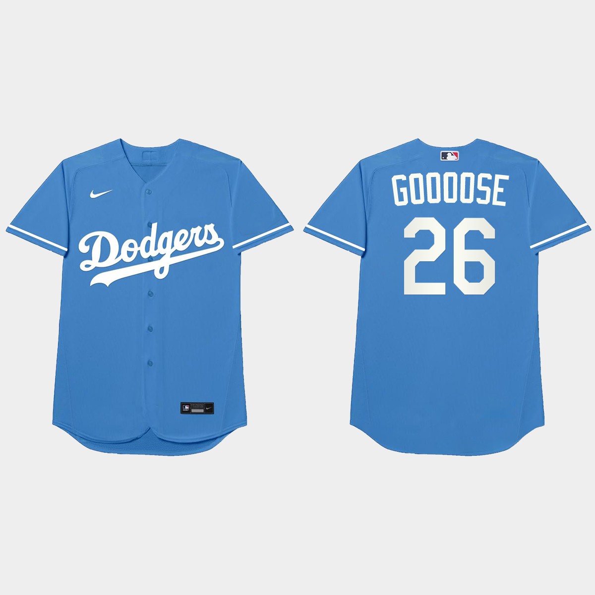 Tony Gonsolin Nickname Dodgers 2021 Players' Weekend Goooose Jersey - Royal