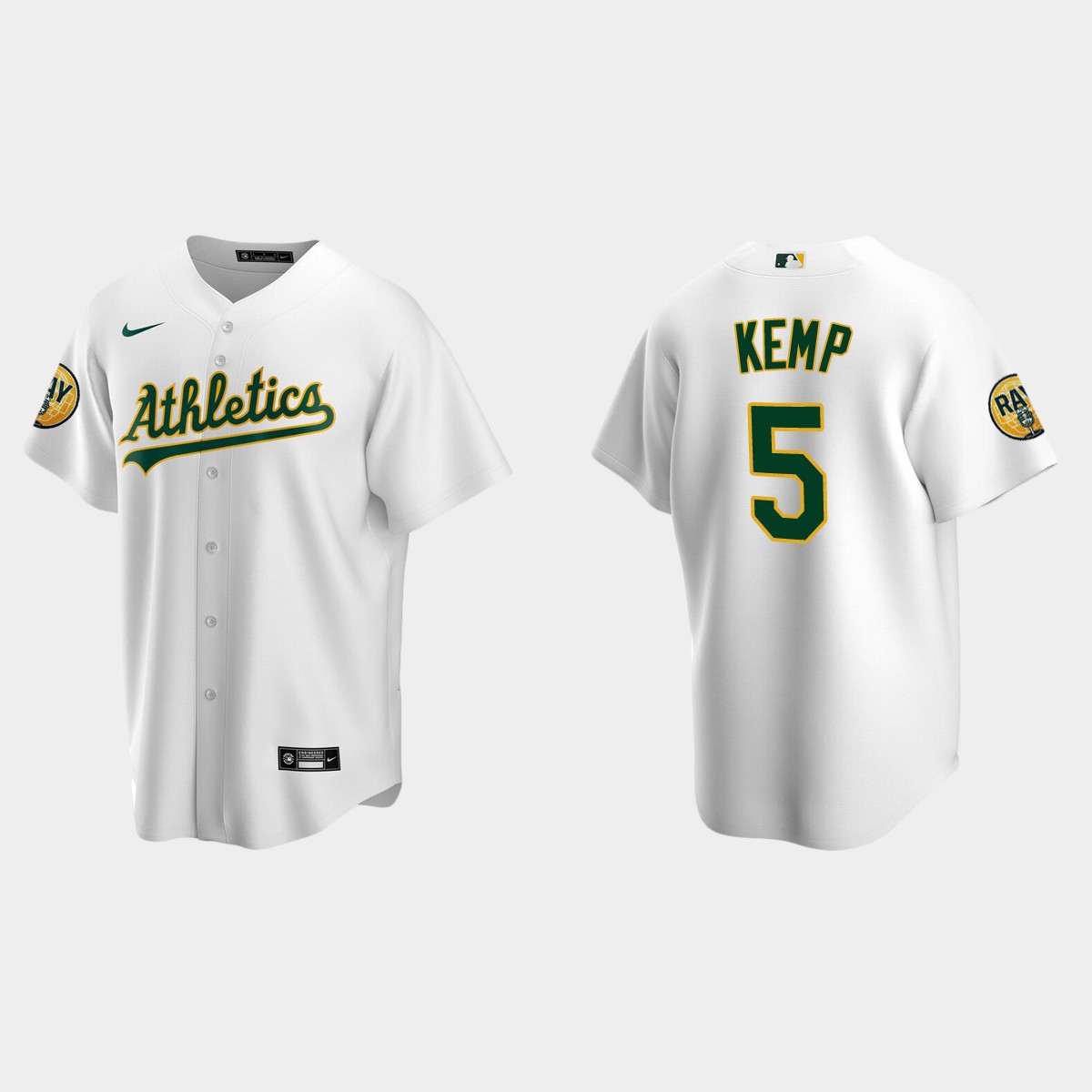 Tony Kemp Oakland Athletics 2022 Ray Fosse Patch Jersey - White