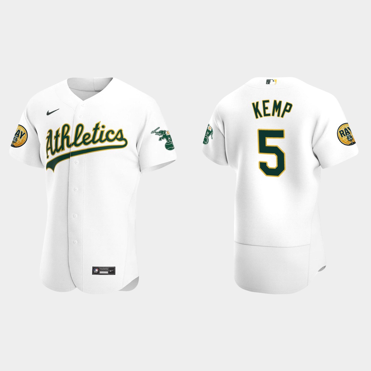 Tony Kemp Oakland Athletics 2022 Ray Fosse Patch Jersey - White