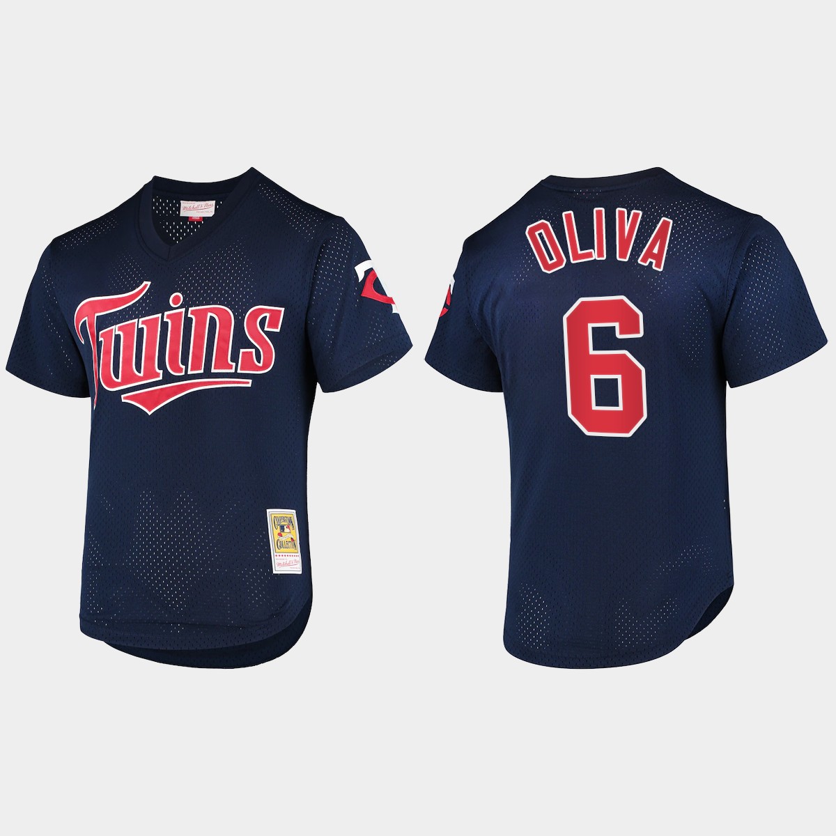 Cooperstown Collection Minnesota Twins Tony Oliva Batting Practice Navy Mesh Jersey