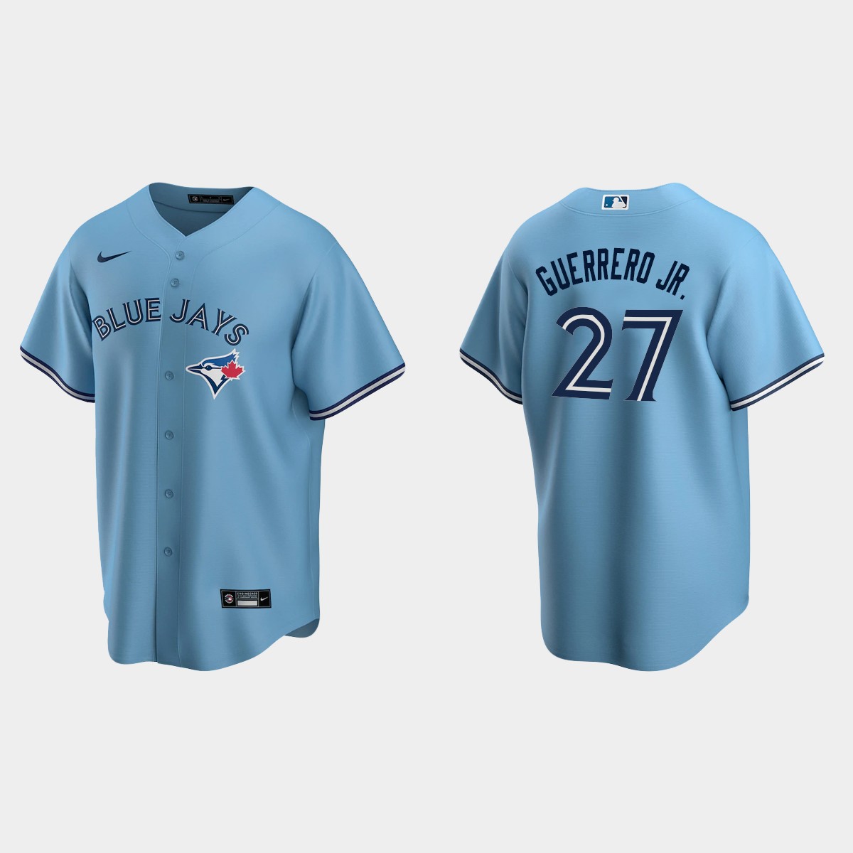 Toronto Blue Jays #27 Vladimir Guerrero Jr. Powder Blue 2020 Alternate Jersey