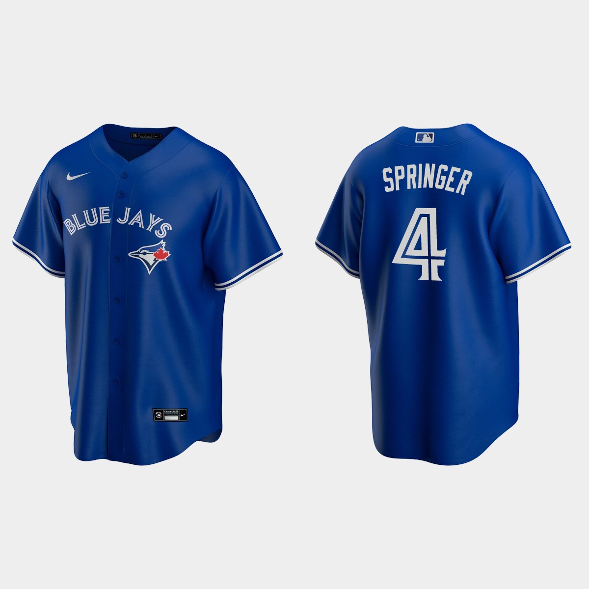 Toronto Blue Jays #4 George Springer Alternate Jersey - Royal