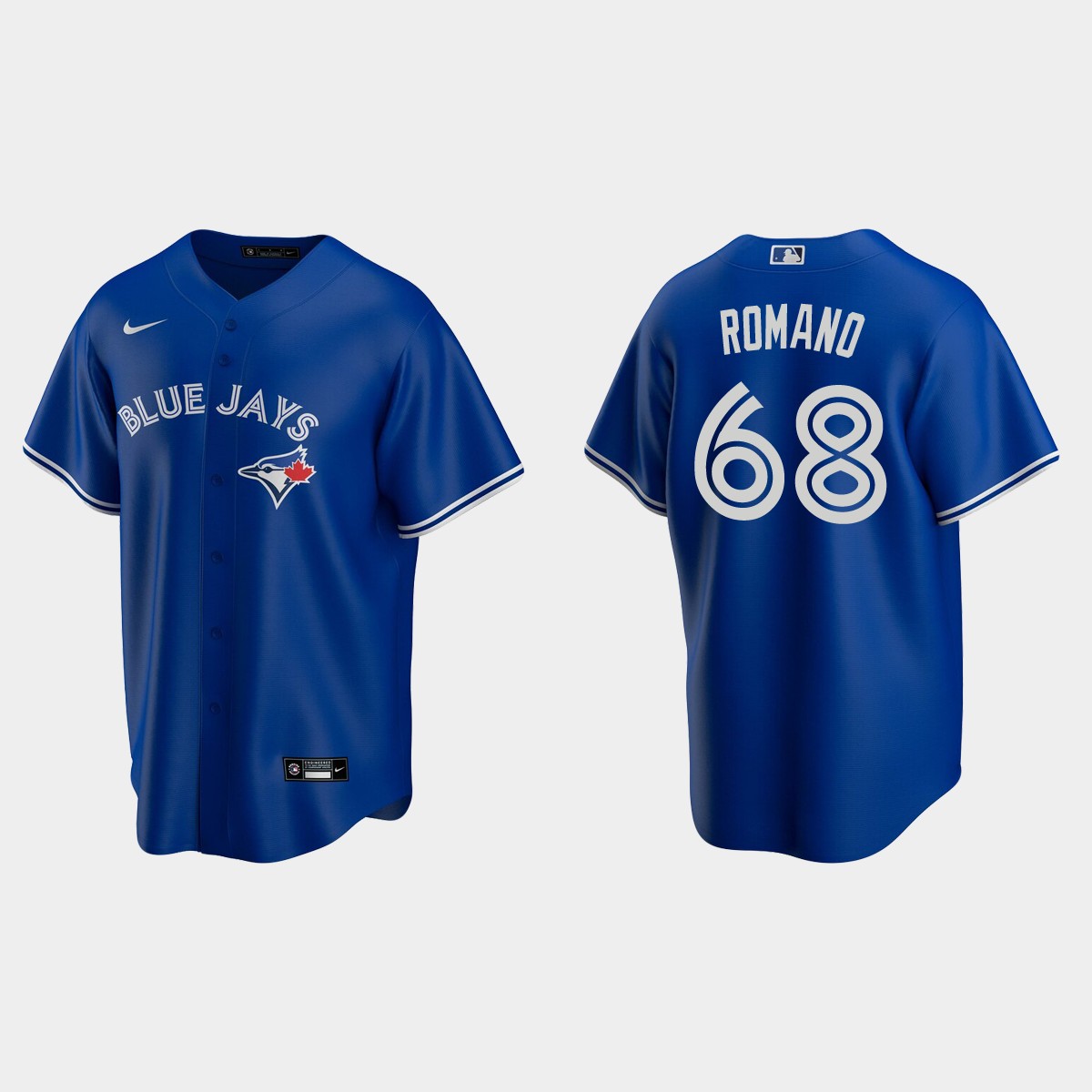 Toronto Blue Jays #68 Jordan Romano Alternate Jersey - Royal