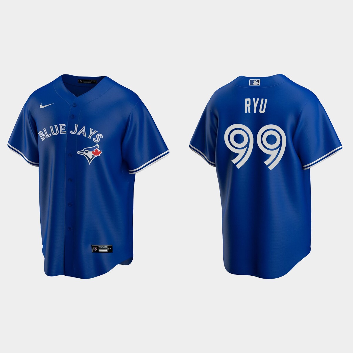 Toronto Blue Jays #99 Hyun-Jin Ryu Royal Alternate Jersey