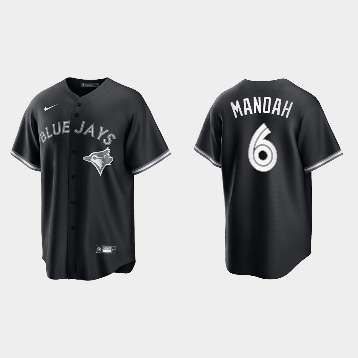 Toronto Blue Jays Alek Manoah Jersey - Black White