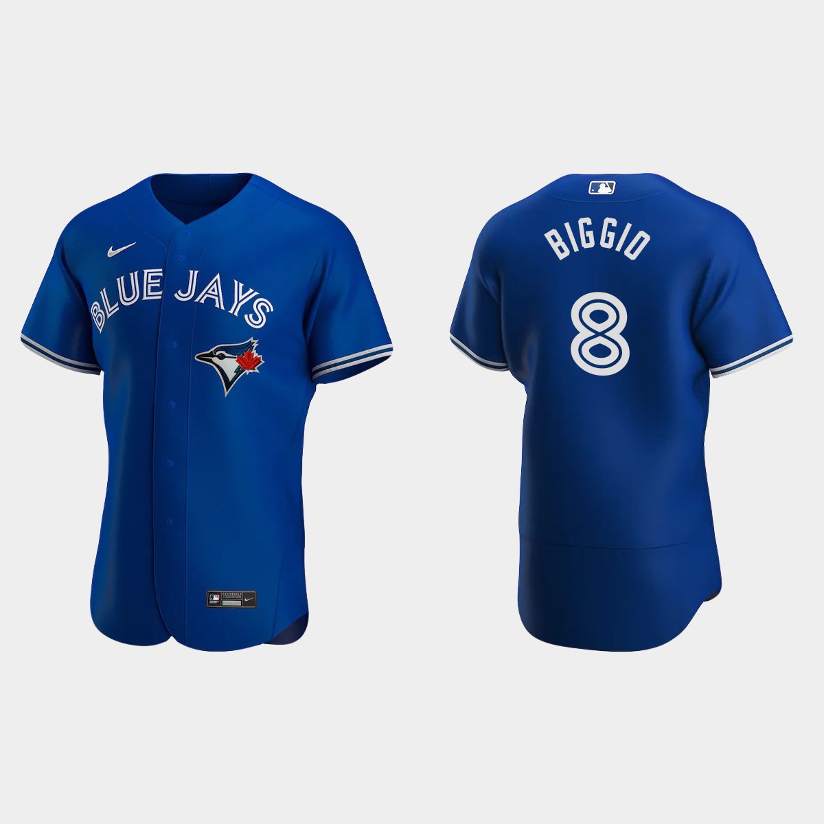 Toronto Blue Jays Cavan Biggio #8 Royal 2020 Alternate Jersey