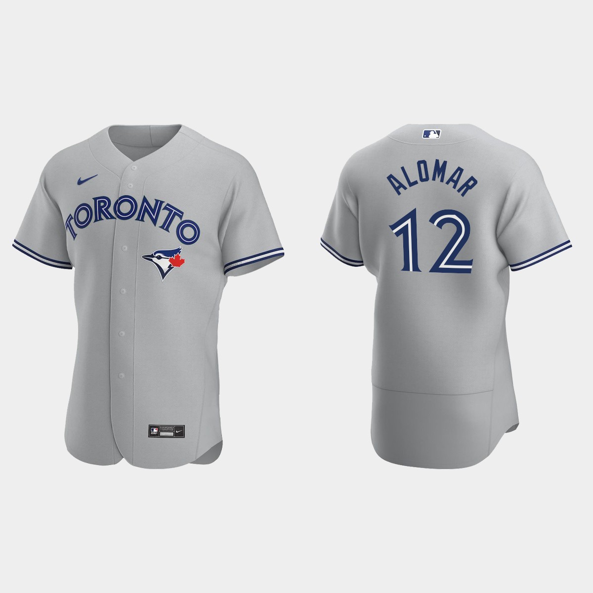 Toronto Blue Jays Roberto Alomar #12 Gray 2020 Road Jersey