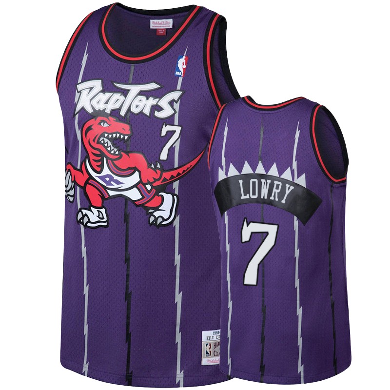 Toronto Raptors #7 Kyle Lowry Purple 1998-99 Hardwood Classics Jersey