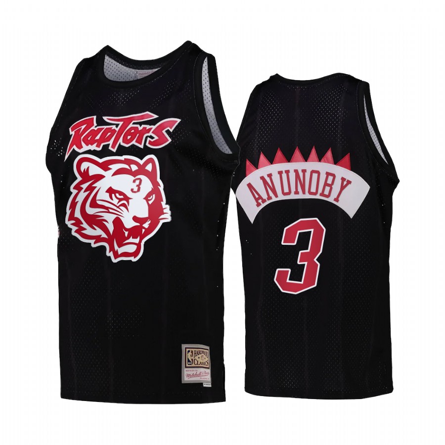 Toronto Raptors 2022 Lunar New Year of Tiger OG Anunoby Jersey Black Classic