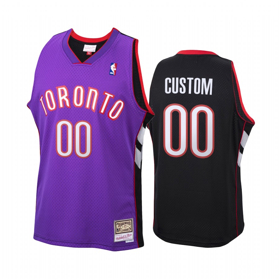 Toronto Raptors Custom #00 1999-2000 Road Throwback Jersey