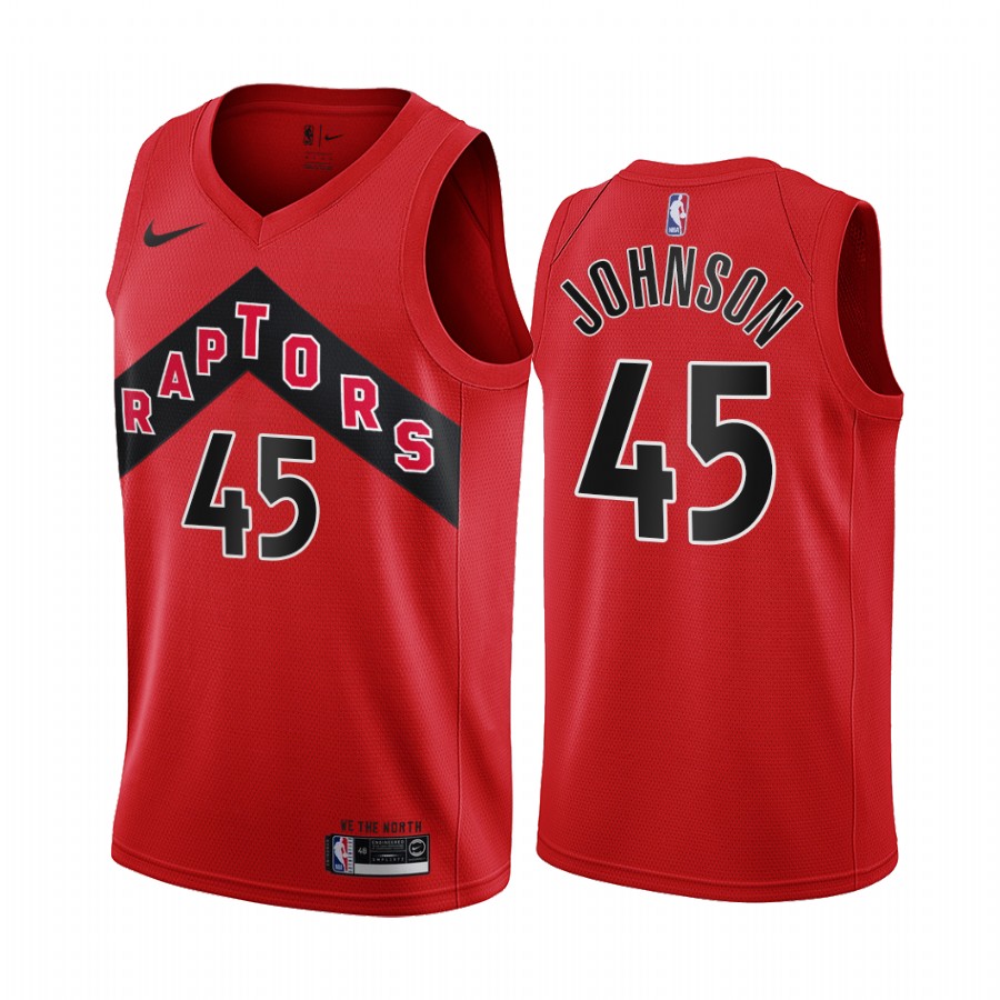 Toronto Raptors Dalano Banton 2021 NBA Draft #45 Icon Edition Jersey Red