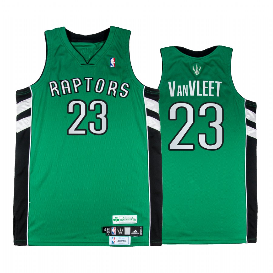 Toronto Raptors Fred VanVleet #23 Green St. Patricks Day Jersey