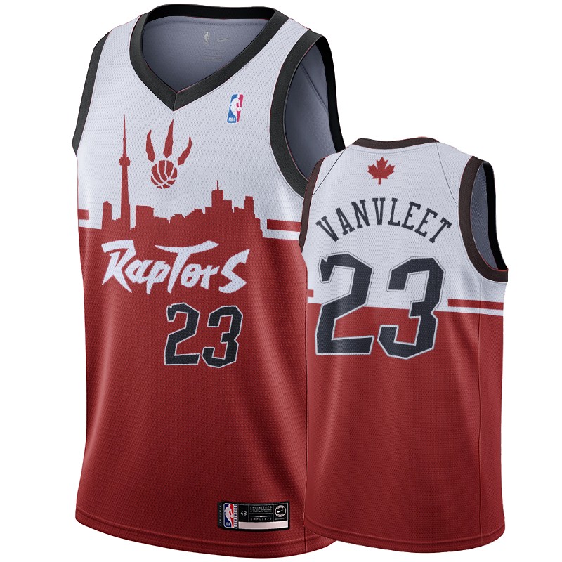 Toronto Raptors Fred VanVleet #23 Hometown Collection Red White Jersey