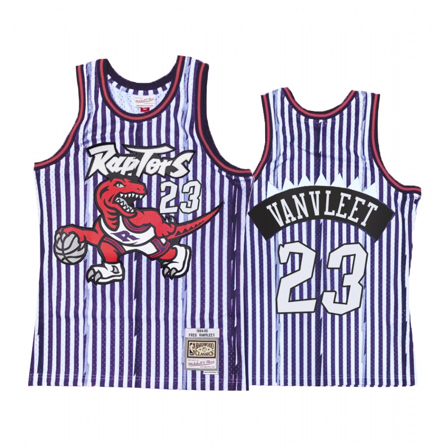 Toronto Raptors Fred VanVleet #23 Purple Striped Jersey