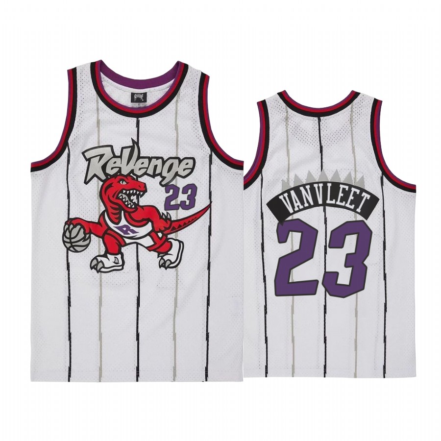 Toronto Raptors Fred VanVleet #23 White Revenge Jersey