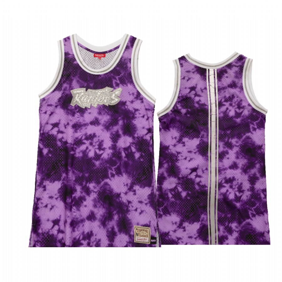 Toronto Raptors Galaxy Constellation Tank Dress Women Purple Reflective