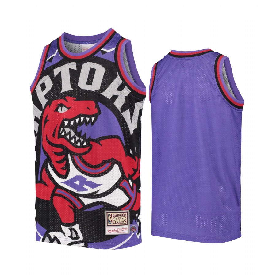 Toronto Raptors HWC Purple Big Face Youth Jersey