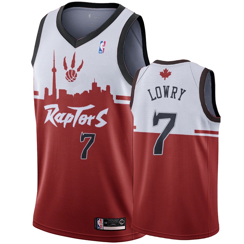 Toronto Raptors Kyle Lowry #7 Hometown Collection Red White Jersey