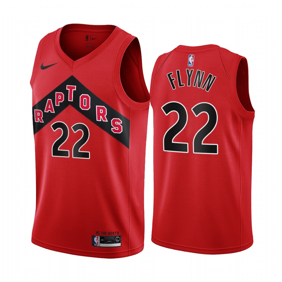 Toronto Raptors Malachi Flynn 2021 Red Icon Edition Jersey