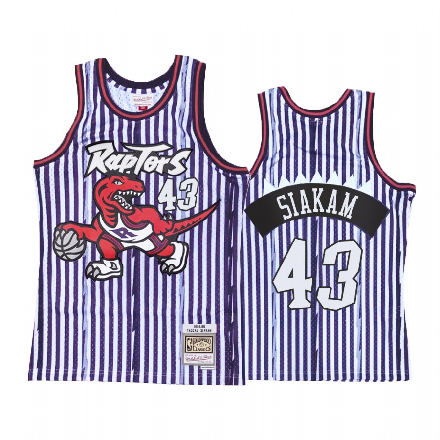 Toronto Raptors Pascal Siakam #43 Purple Striped Jersey