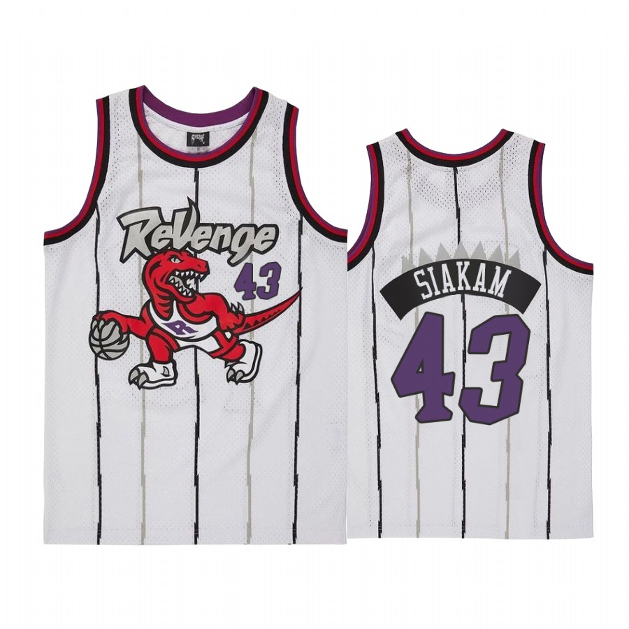 Toronto Raptors Pascal Siakam #43 White Revenge Jersey