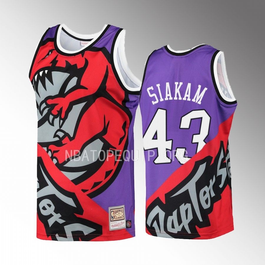 Toronto Raptors Pascal Siakam Big Face 5.0 Men's Jersey Fashion Tank Purple Jersey Shirt