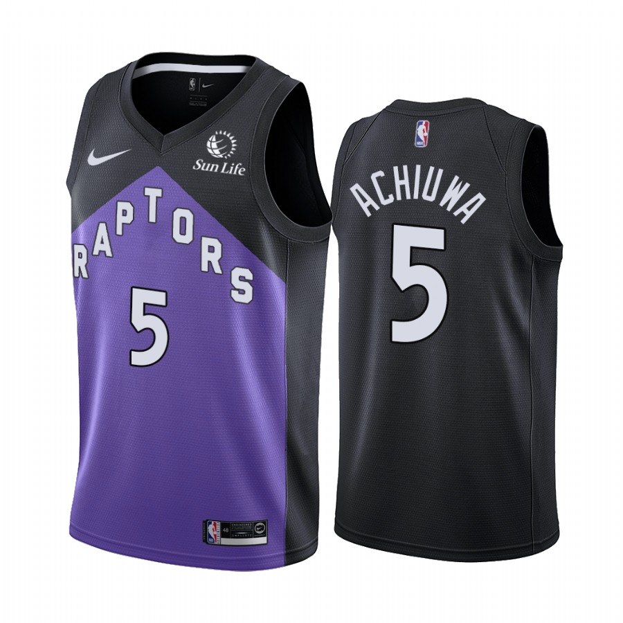 Toronto Raptors Precious Achiuwa Purple Earned Edition Jersey
