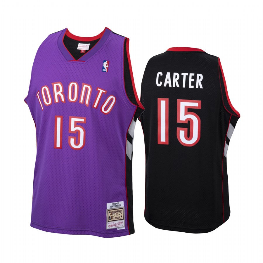 Toronto Raptors Vince Carter Purple 1999-2002 Throwback Jersey