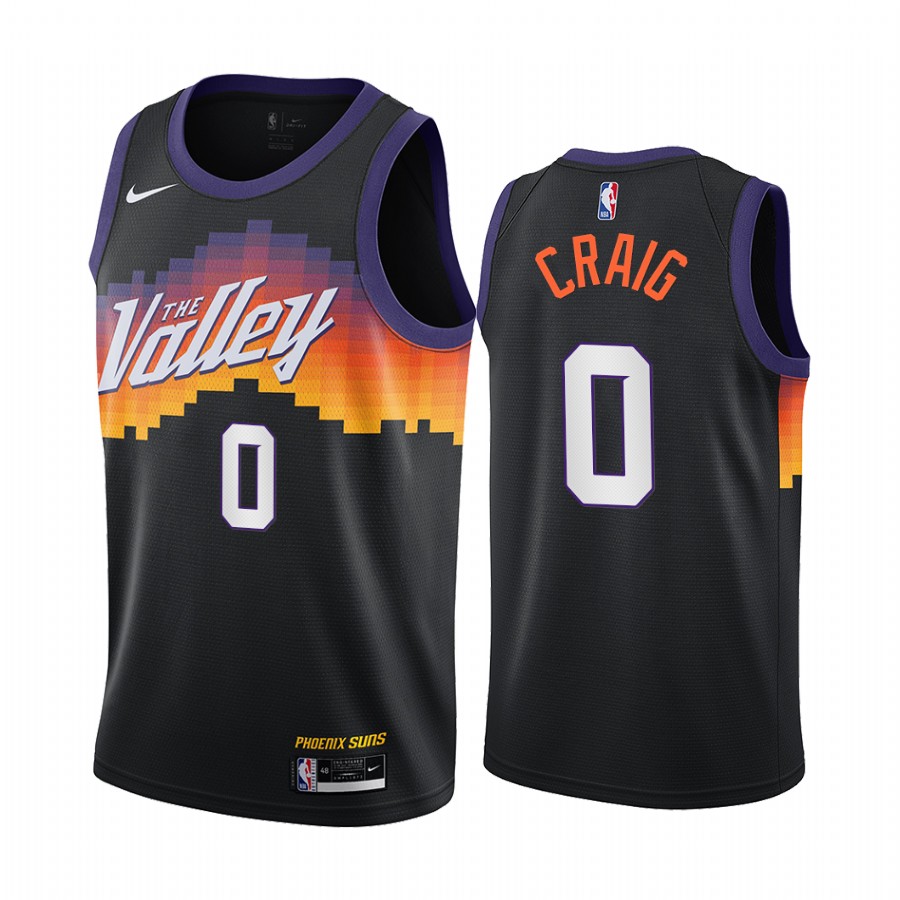 Torrey Craig 2022 Phoenix Suns Black #0 City Edition Jersey 75th Diamond Badge