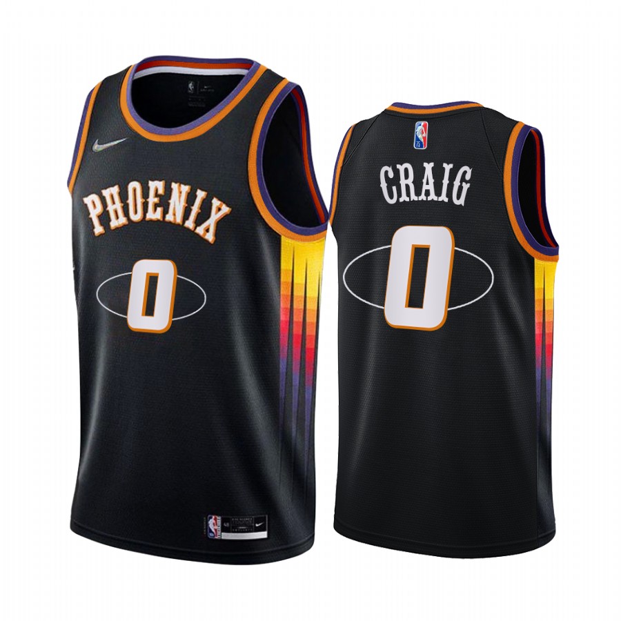 Torrey Craig 2022 Phoenix Suns Black #0 Mixtape Edition Jersey Diamond Badge