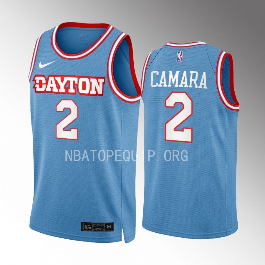 Toumani Camara Dayton Flyers Chapel Blue Jersey 2022-23 College  Swingman