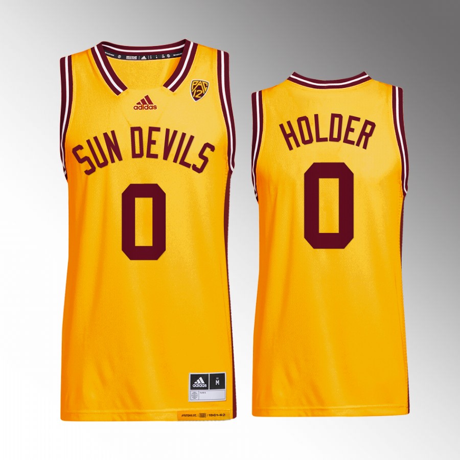 Tra Holder Arizona State Sun Devils Gold Jersey Reverse Retro