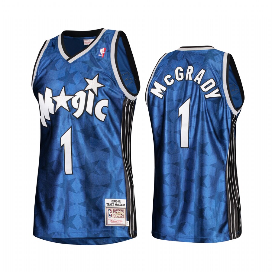 Tracy McGrady #1 Orlando Magic Road Hardwood Classics Jersey