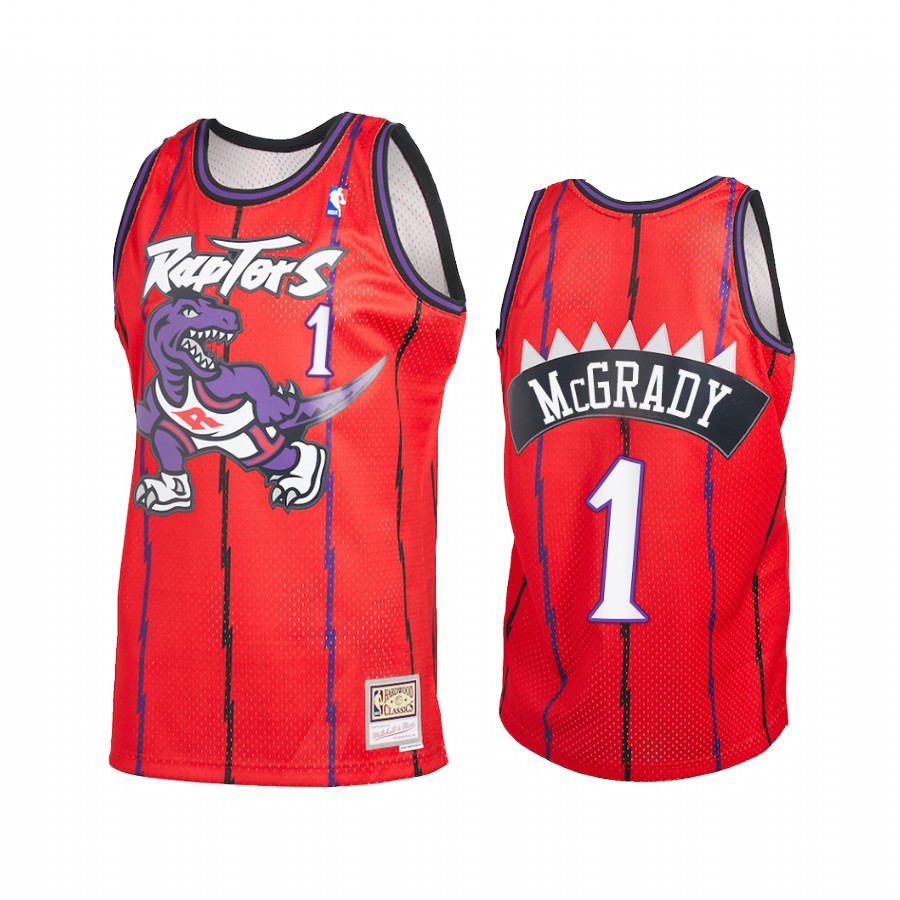 Tracy McGrady #1 Toronto Raptors 2021 Reload 2.0 Jersey Red