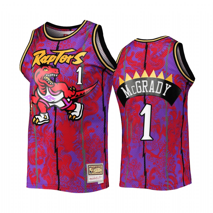 Tracy McGrady Lunar New Year Toronto Raptors Purple Jersey Mitchell Ness