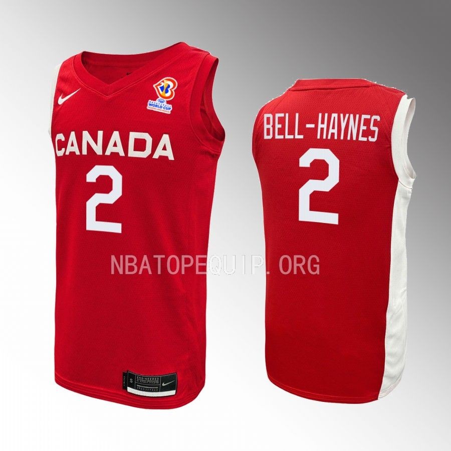 Trae Bell-Haynes Canada  FIBA World Cup 2023 Red Jersey #2