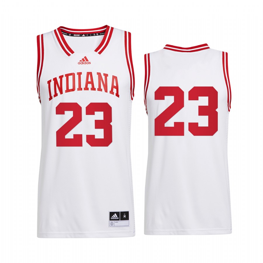 Trayce Jackson-Davis Hoosiers White Jersey 2022 Reverse Retro College