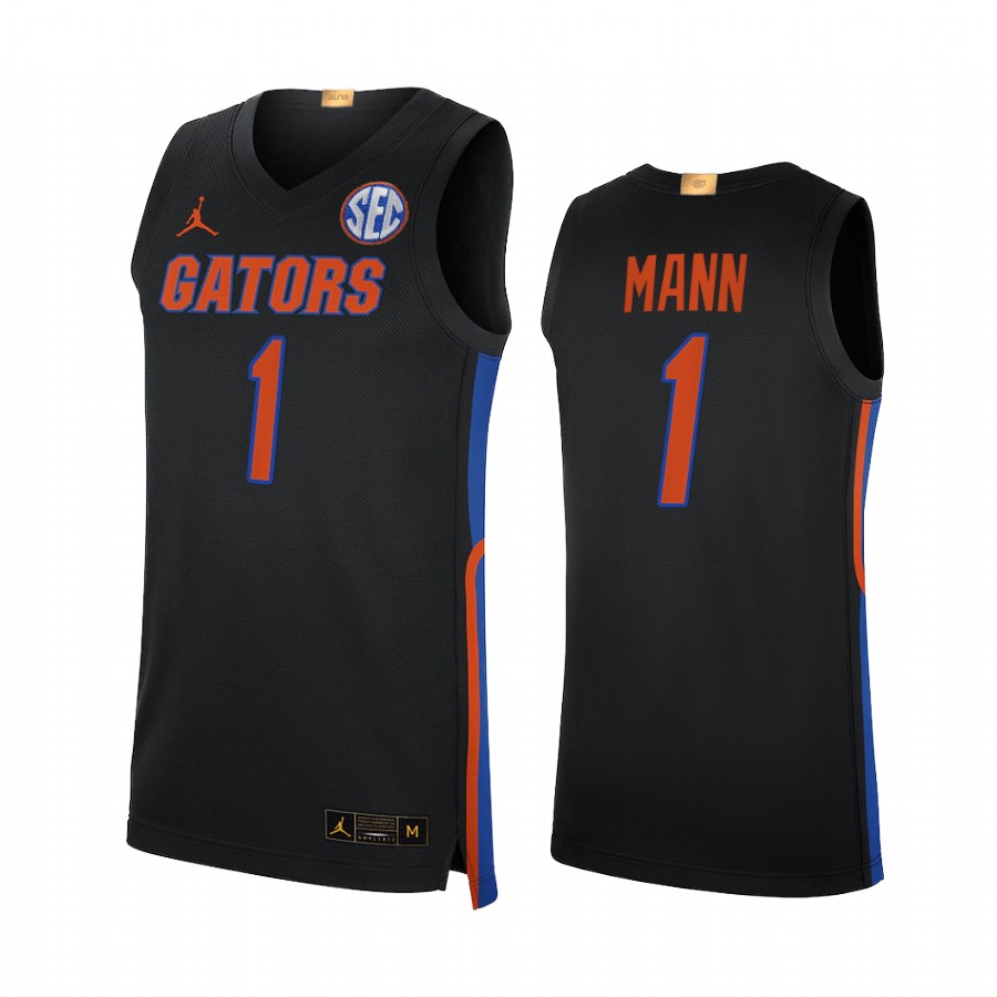 Tre Mann Florida Gators Black Jersey Elite Limited NBA Alumni