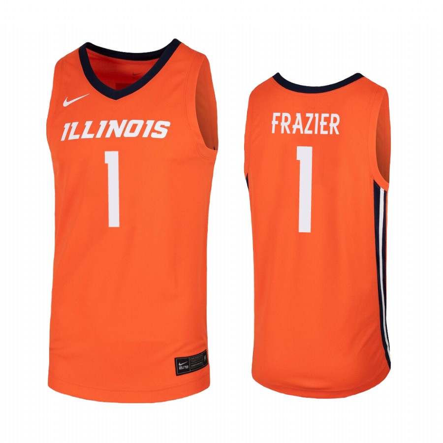Trent Frazier Illinois Fighting Illini Orange Jersey  College
